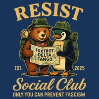 Funny Penguin Resist Penguins Protest Against Tariffs Infant Baby Jersey Bodysuit