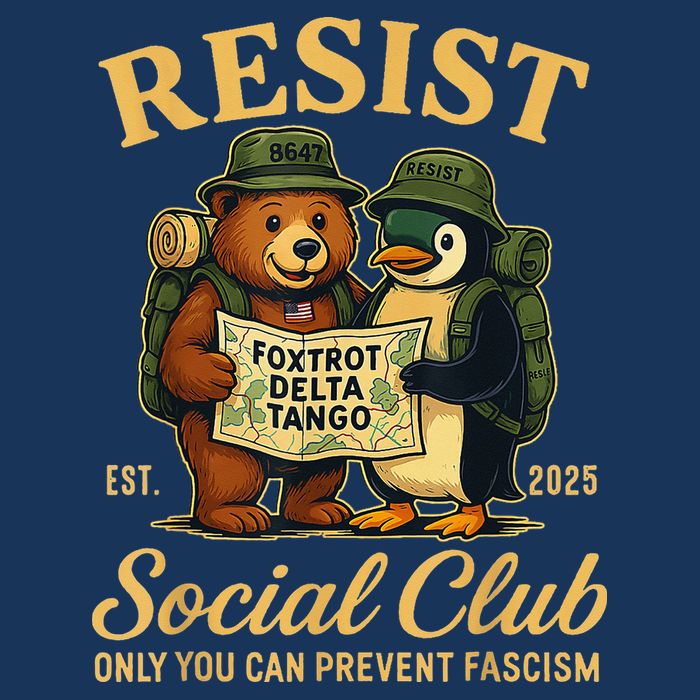 Funny Penguin Resist Penguins Protest Against Tariffs Infant Baby Jersey Bodysuit