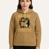 Funny Penguin Resist Penguins Protest Against Tariffs Hoodie