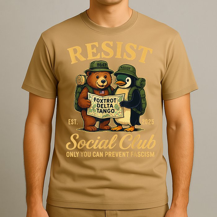 Funny Penguin Resist Penguins Protest Against Tariffs T-Shirt