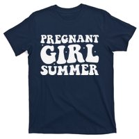 Funny Pregnancy Reveal Pregnant Girl Summer Baby Shower T-Shirt