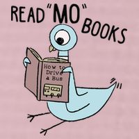 Funny Pigeon Read Mo Books 25L Jumbo Tote