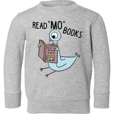 Funny Pigeon Read Mo Books Toddler Sweatshirt