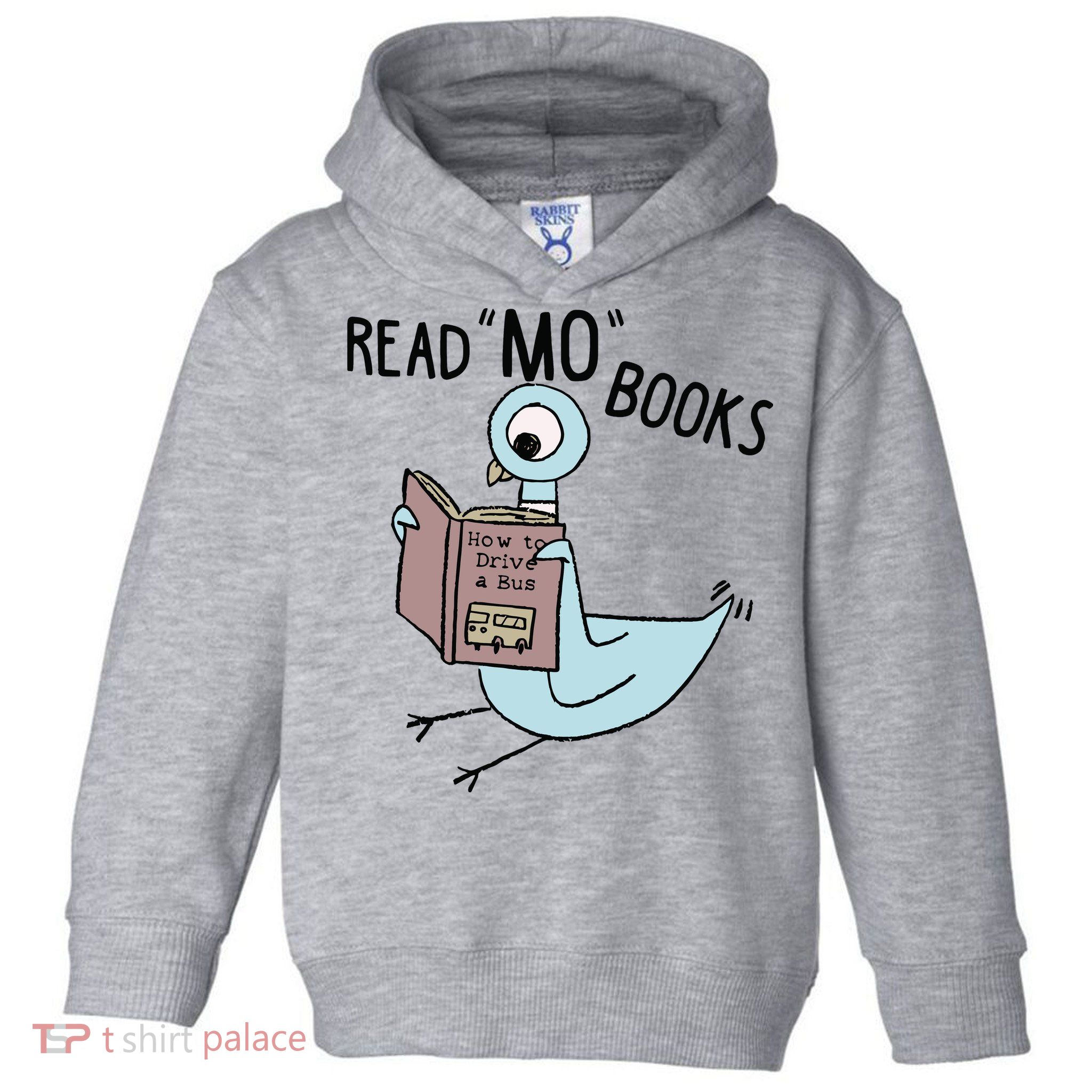 Funny Pigeon Read Mo Books Toddler Hoodie