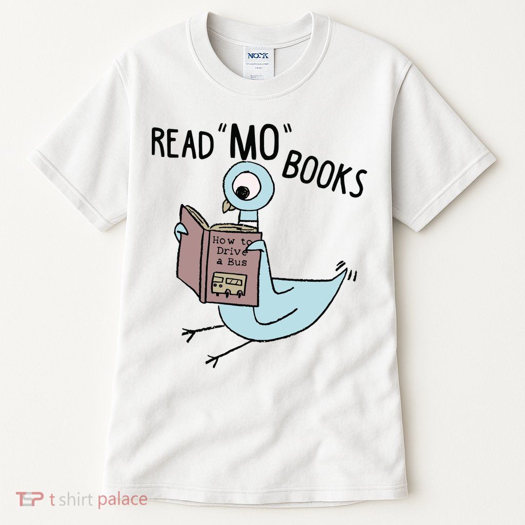 Funny Pigeon Read Mo Books Tall T-Shirt