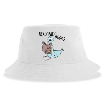 Funny Pigeon Read Mo Books Sustainable Bucket Hat