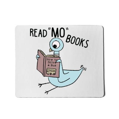 Funny Pigeon Read Mo Books Mousepad
