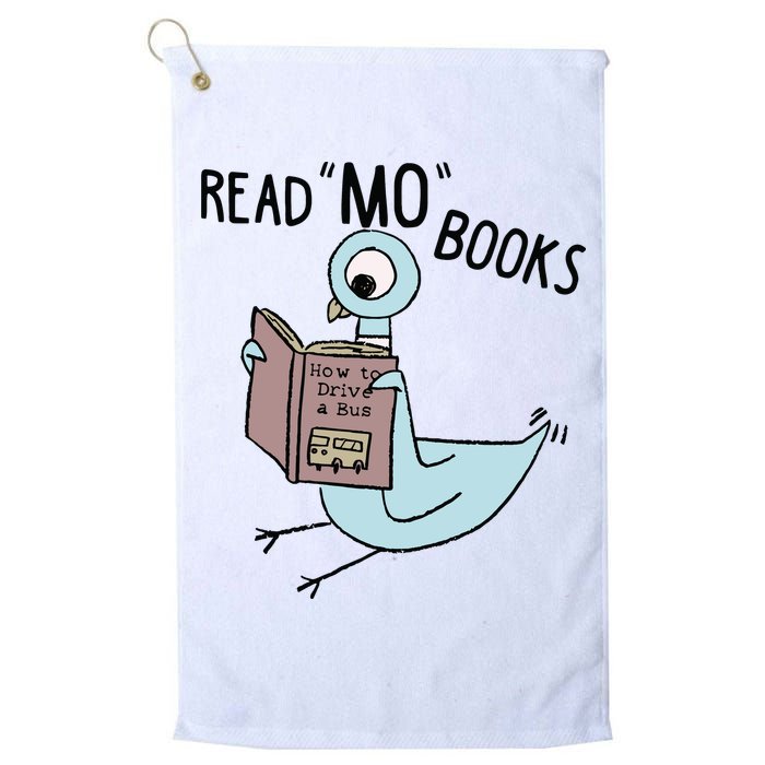 Funny Pigeon Read Mo Books Golf Towel
