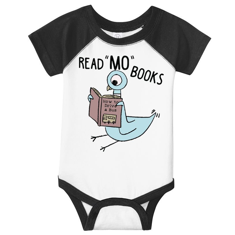 Funny Pigeon Read Mo Books Infant Baby Jersey Bodysuit