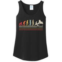 Funny Piano Retro Vintage Evolution Of Man Ladies Essential Tank