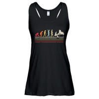 Funny Piano Retro Vintage Evolution Of Man Ladies Essential Flowy Tank