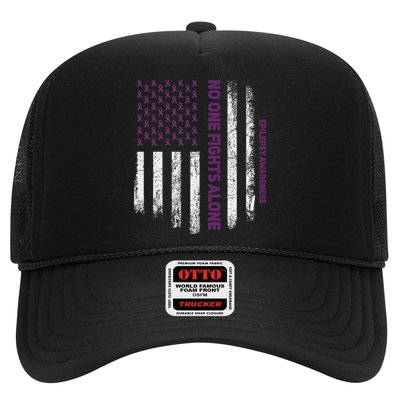 For Purple Ribbon Warrior & Supporters Epilepsy Awareness Trucker Hat