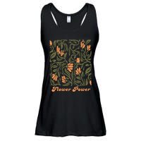 Flower Power Retro 60s & 70s Vibe Ladies Essential Flowy Tank