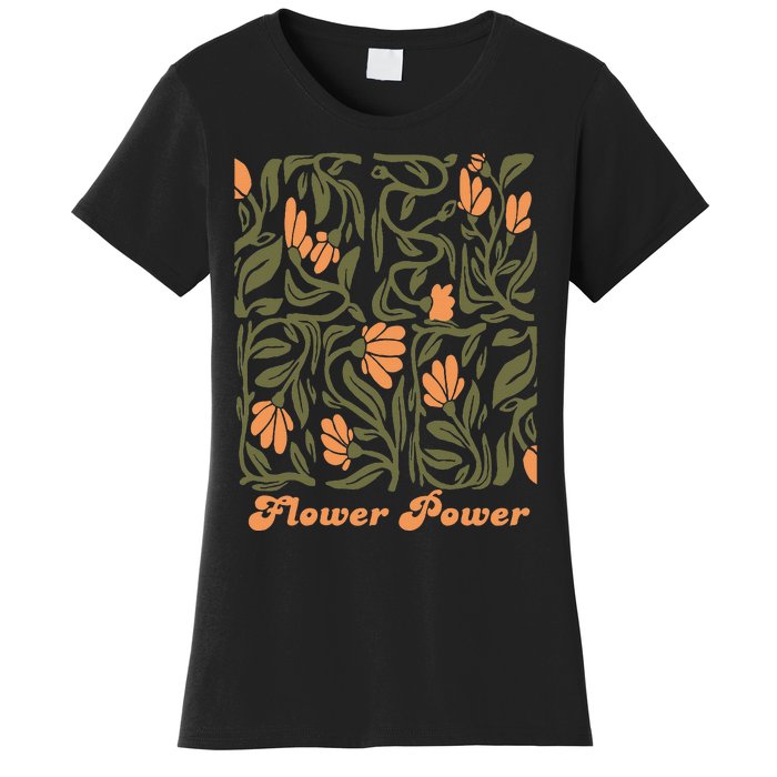 Flower Power Retro 60s & 70s Vibe Women's T-Shirt