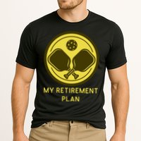 Funny Pickleball Retired Retirement Plan Cooling Performance Crew T-Shirt