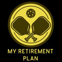 Funny Pickleball Retired Retirement Plan 7-Panel Snapback Hat