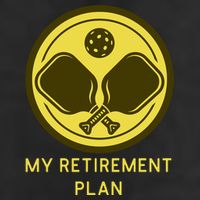 Funny Pickleball Retired Retirement Plan Adult Drive Performance Visor
