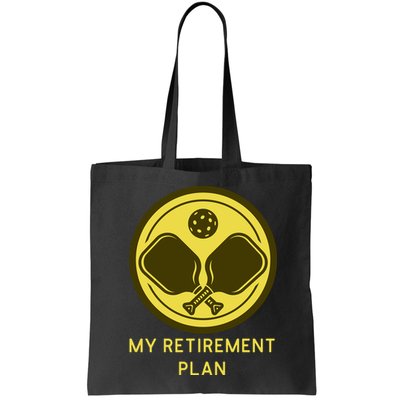 Funny Pickleball Retired Retirement Plan Bag