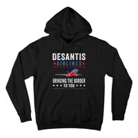 Funny Political Ron DeSantis Vintage DeSantis Airlines Hoodie