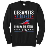 Funny Political Ron DeSantis Vintage DeSantis Airlines Sweatshirt