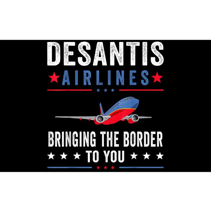 Funny Political Ron DeSantis Vintage DeSantis Airlines Bumper Sticker