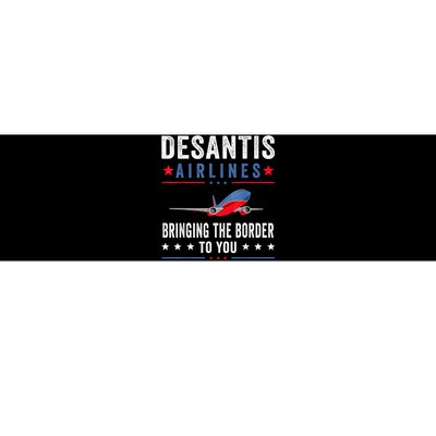 Funny Political Ron DeSantis Vintage DeSantis Airlines Bumper Sticker