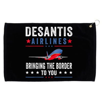 Funny Political Ron DeSantis Vintage DeSantis Airlines Grommeted Golf Towel