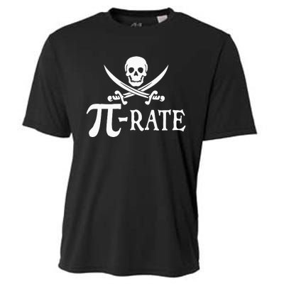 Funny Pi Rate Pirate Pi Day Vintage Math Teacher Retro Cooling Performance Crew T-Shirt