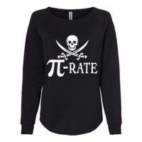 Funny Pi Rate Pirate Pi Day Vintage Math Teacher Retro Womens California Wash Sweatshirt