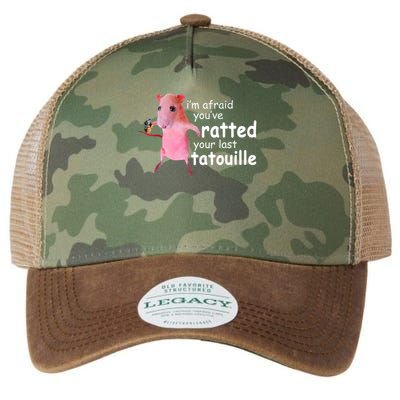Funny Pink Rat, I'm Afraid You've Ratted Your Last Tatouille Legacy Tie Dye Trucker Hat