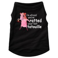 Funny Pink Rat, I'm Afraid You've Ratted Your Last Tatouille Doggie Tank