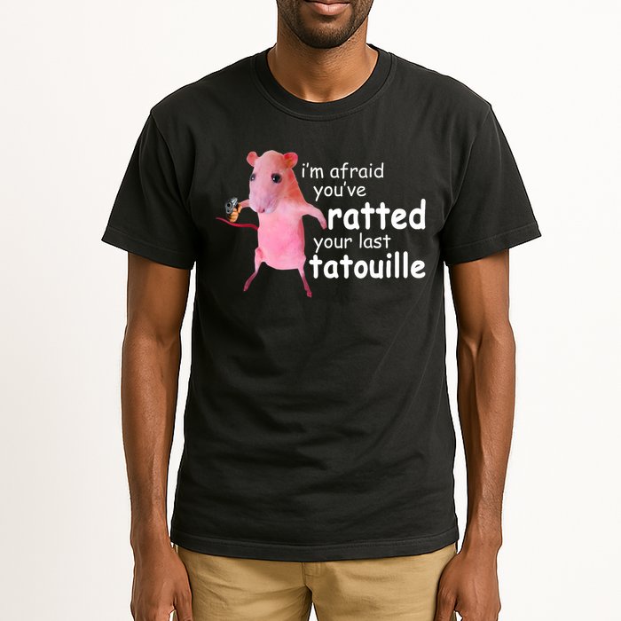 Funny Pink Rat, I'm Afraid You've Ratted Your Last Tatouille Tall T-Shirt