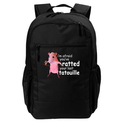 Funny Pink Rat, I'm Afraid You've Ratted Your Last Tatouille Backpack