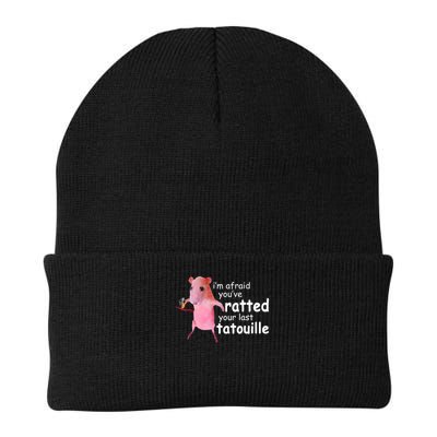 Funny Pink Rat, I'm Afraid You've Ratted Your Last Tatouille Beanie
