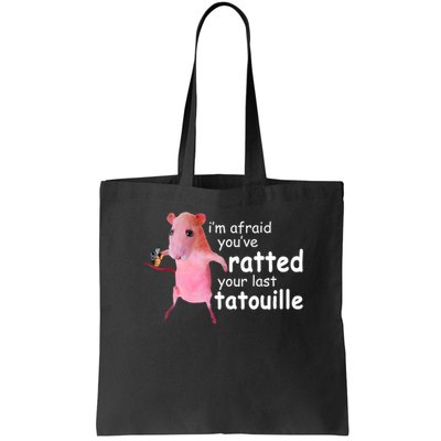 Funny Pink Rat, I'm Afraid You've Ratted Your Last Tatouille Bag