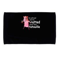 Funny Pink Rat, I'm Afraid You've Ratted Your Last Tatouille Microfiber Hand Towel