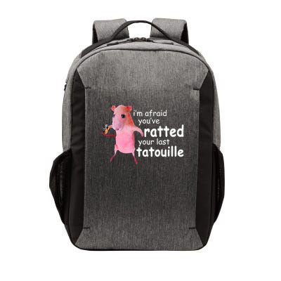 Funny Pink Rat, I'm Afraid You've Ratted Your Last Tatouille Vector Backpack