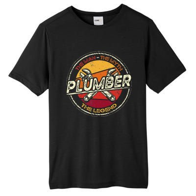 Funny Plumbing Saying Pipefitter & Plumber Tall Fusion ChromaSoft Performance T-Shirt