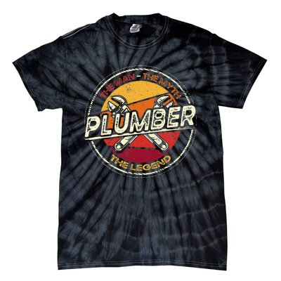 Funny Plumbing Saying Pipefitter & Plumber Tie-Dye T-Shirt