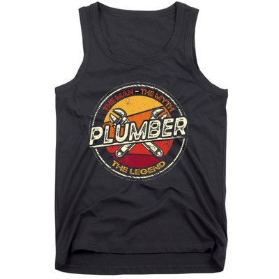 Funny Plumbing Saying Pipefitter & Plumber Tank Top