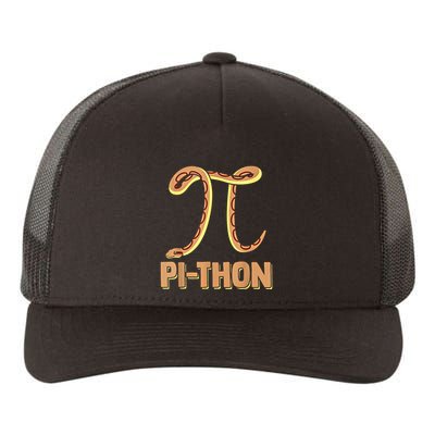 Funny Python Snake Math Pi Symbol Pi Day Meaningful Gift Yupoong Adult 5-Panel Trucker Hat