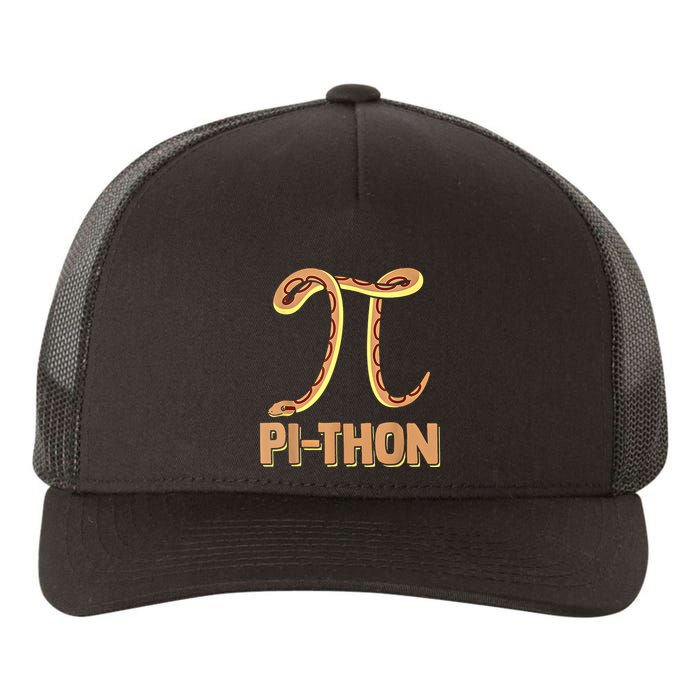 Funny Python Snake Math Pi Symbol Pi Day Meaningful Gift Yupoong Adult 5-Panel Trucker Hat