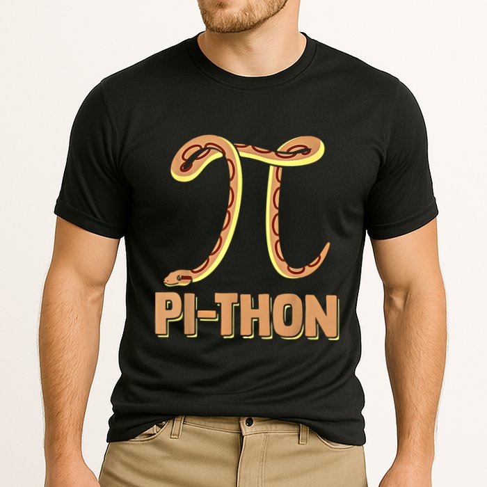 Funny Python Snake Math Pi Symbol Pi Day Meaningful Gift Performance Shirt