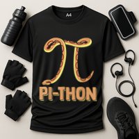 Funny Python Snake Math Pi Symbol Pi Day Meaningful Gift Performance Shirt