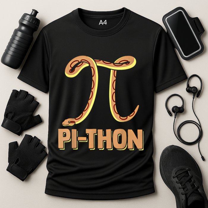 Funny Python Snake Math Pi Symbol Pi Day Meaningful Gift Performance Shirt