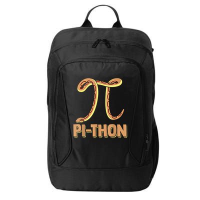 Funny Python Snake Math Pi Symbol Pi Day Meaningful Gift City Backpack