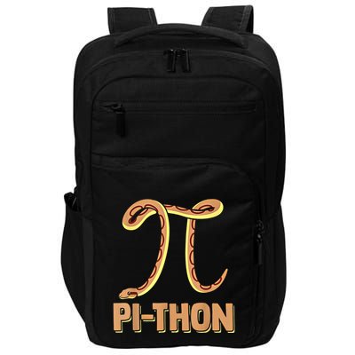 Funny Python Snake Math Pi Symbol Pi Day Meaningful Gift Impact Tech Backpack