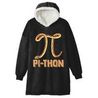 Funny Python Snake Math Pi Symbol Pi Day Meaningful Gift Hooded Wearable Blanket