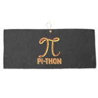Funny Python Snake Math Pi Symbol Pi Day Meaningful Gift Large Microfiber Waffle Golf Towel
