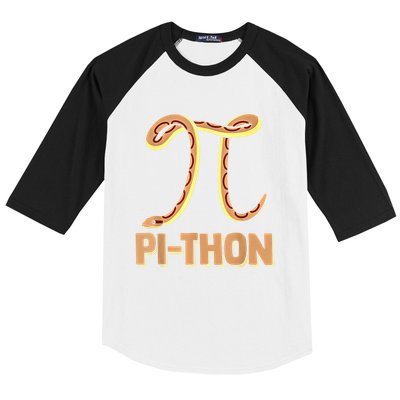 Funny Python Snake Math Pi Symbol Pi Day Meaningful Gift Baseball Sleeve Shirt